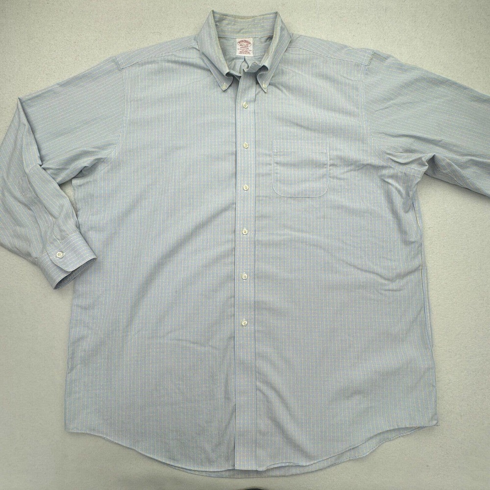 Brooks Brothers Mens Button Down Dress Shirts Lot of 2 Madison 17.5 - 34 - Picture 10 of 12